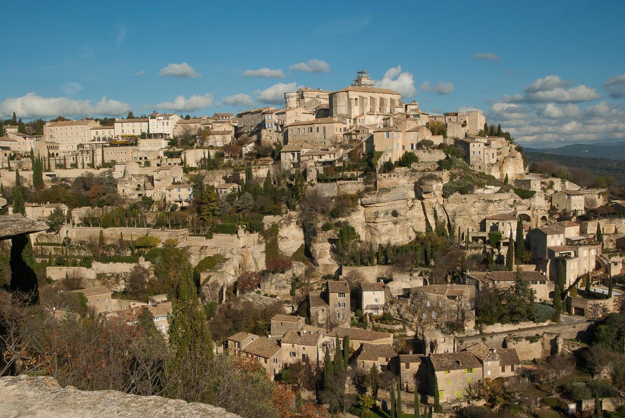 Lou Karo - Piscine Partagee - Parking Prive Villa Gordes Bagian luar foto