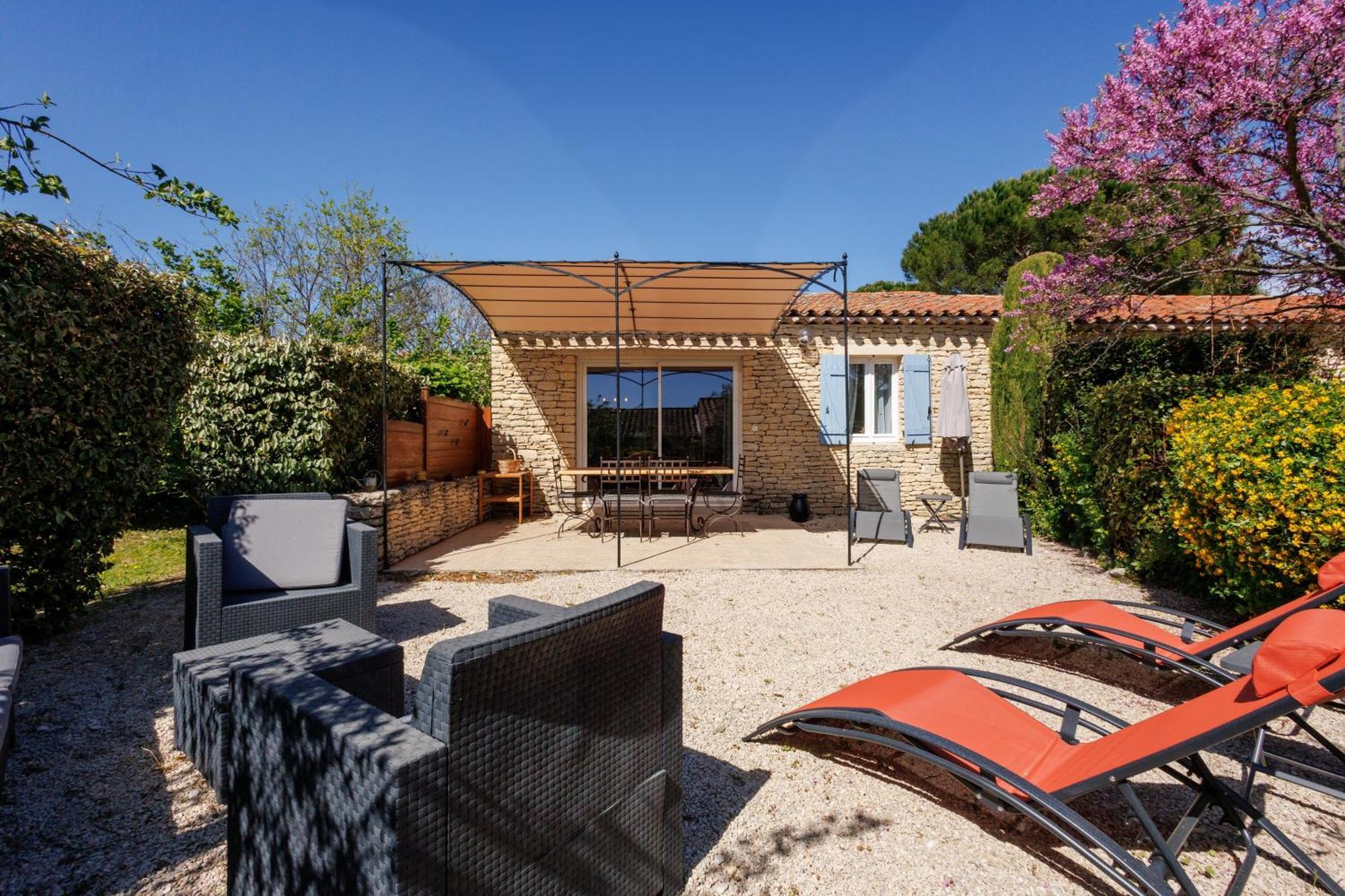 Lou Karo - Piscine Partagee - Parking Prive Villa Gordes Bagian luar foto