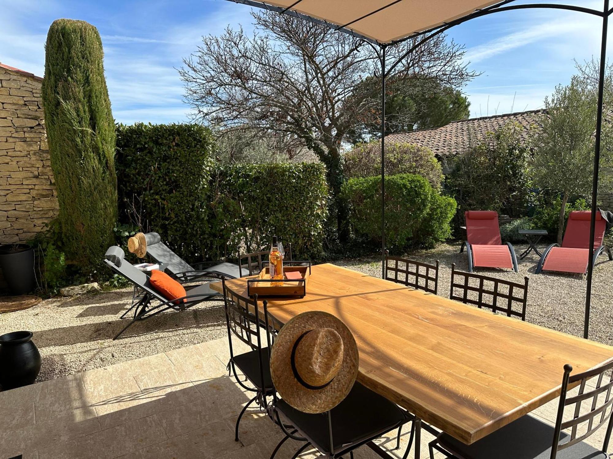 Lou Karo - Piscine Partagee - Parking Prive Villa Gordes Bagian luar foto